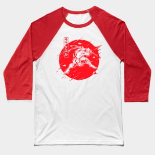 Red Warrior Turtle Baseball T-Shirt